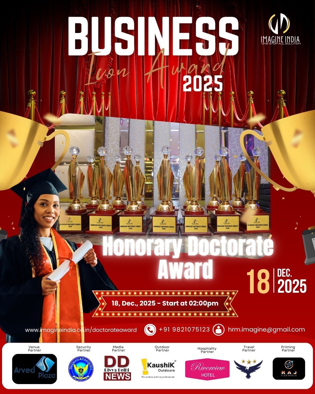 Honorary Doctorate Award